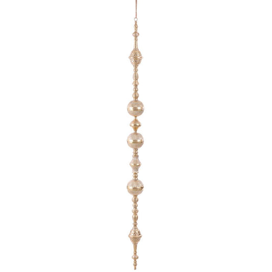 Obelisco Colgante Dorado 69.5"