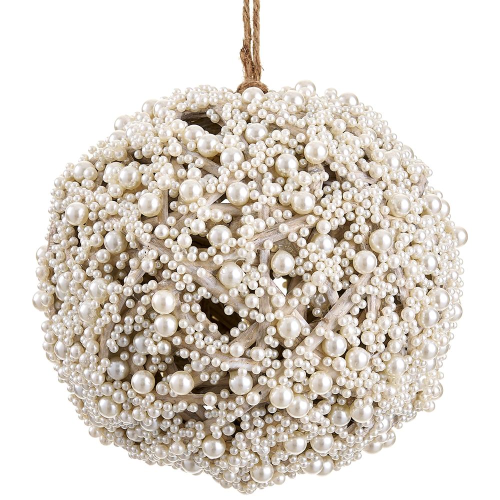 Esfera Decorativa con Perlas 7"