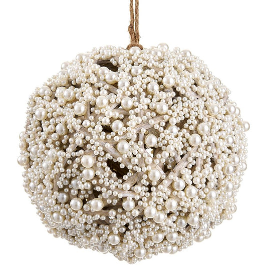 Esfera Decorativa con Perlas 7"