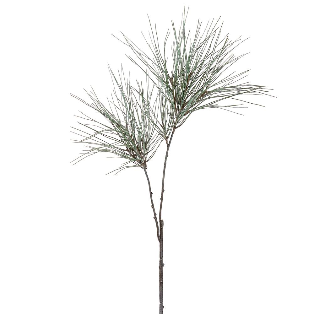 Ramo de Pino de Agujas Largas Gris/Verde 27"