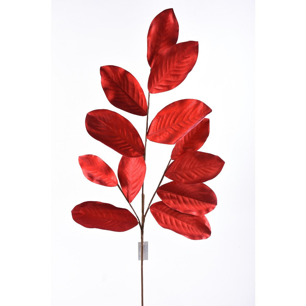 Hojas Magnolia Roja 39"