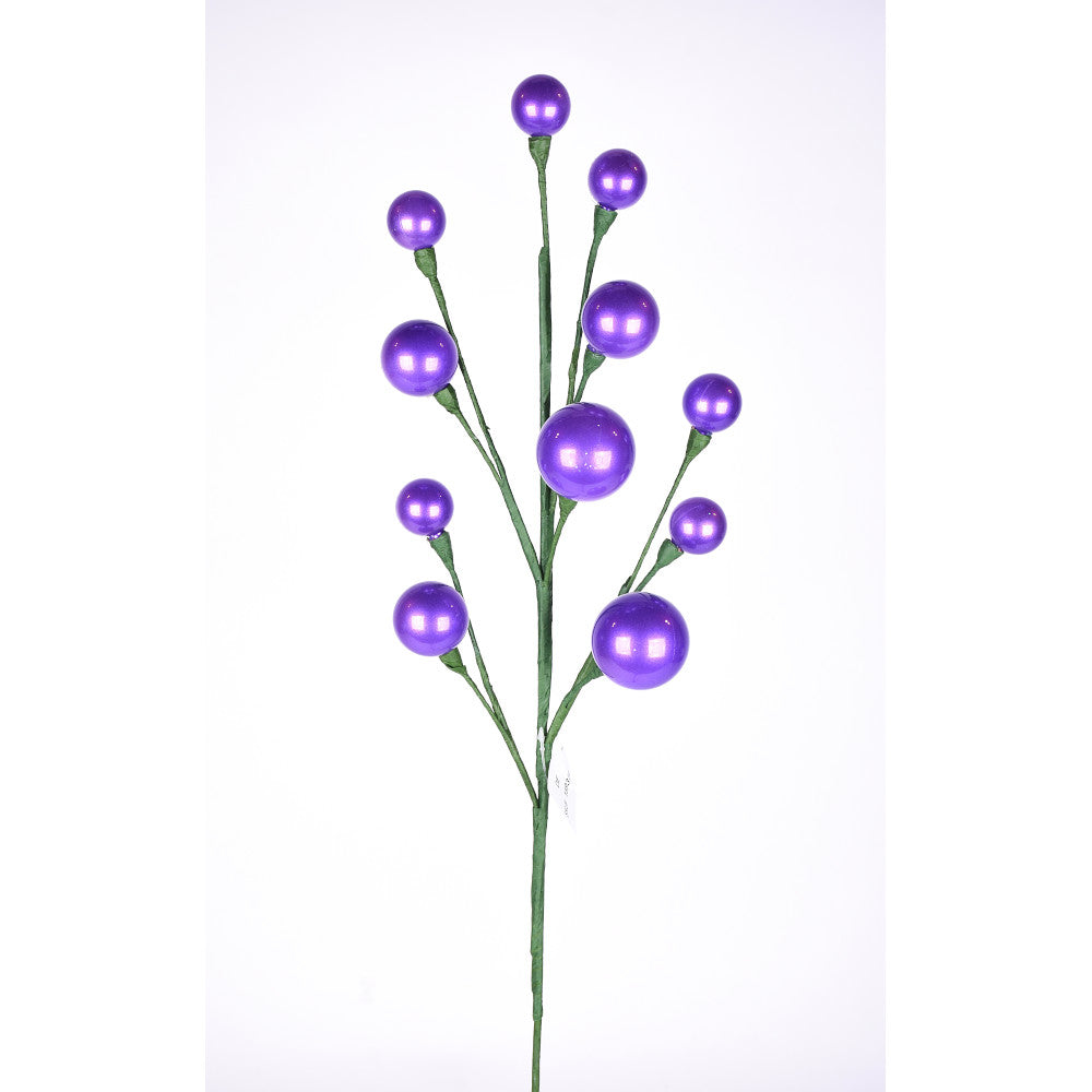 Vara esferas moradas