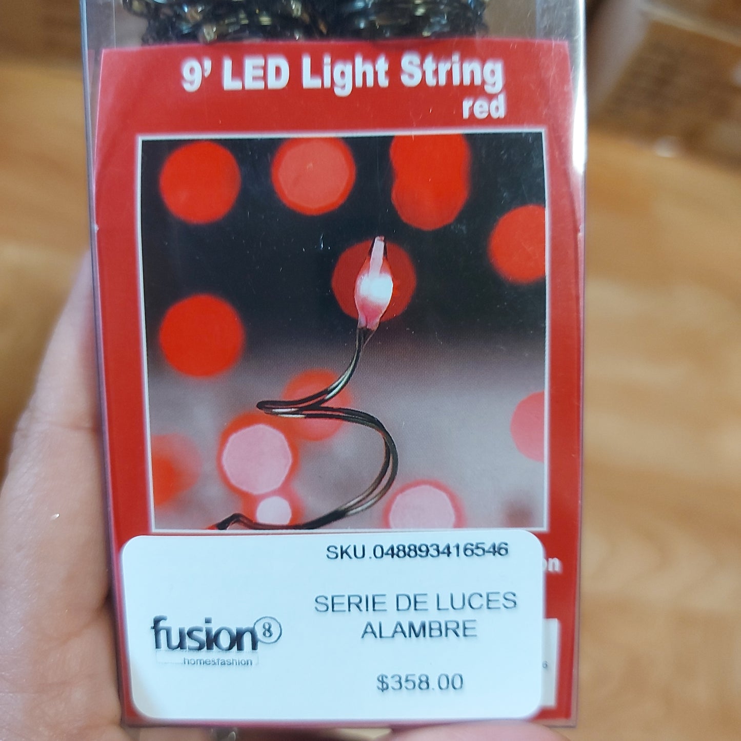 Alambre luces Rojas
