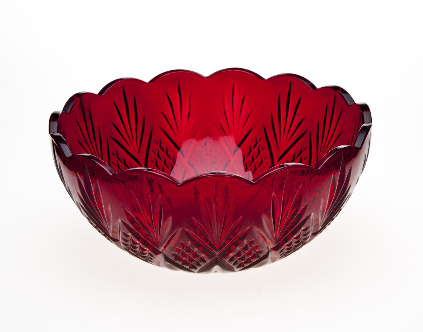 RED SERVING BOWL