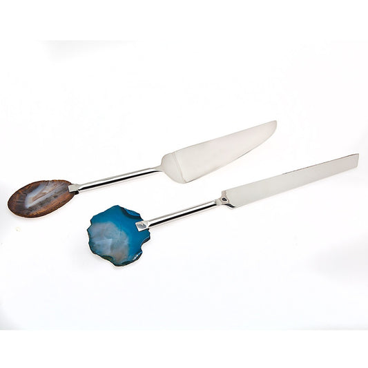 CAKE SET AGATE HANDLE