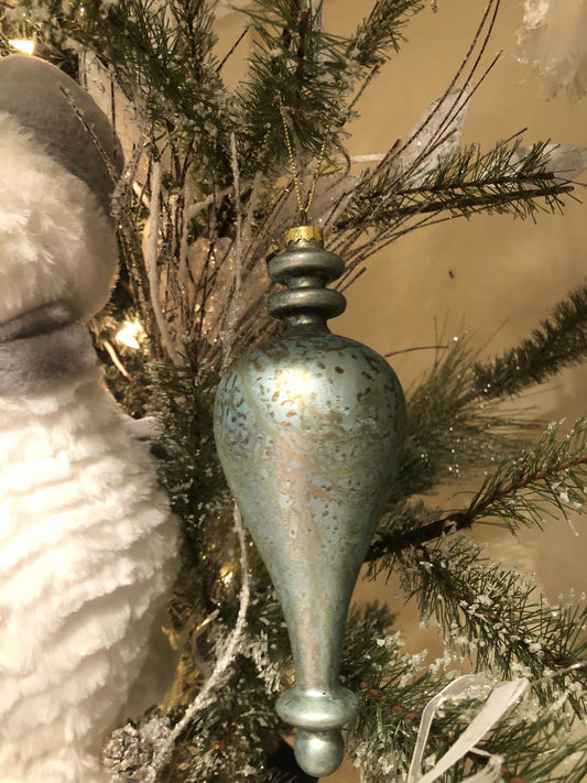 Esfera Finial Vidrio Gota