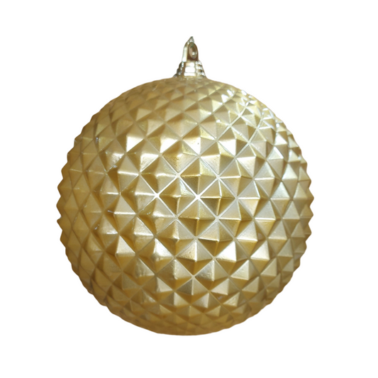Esfera Pirámide Dorada 10"