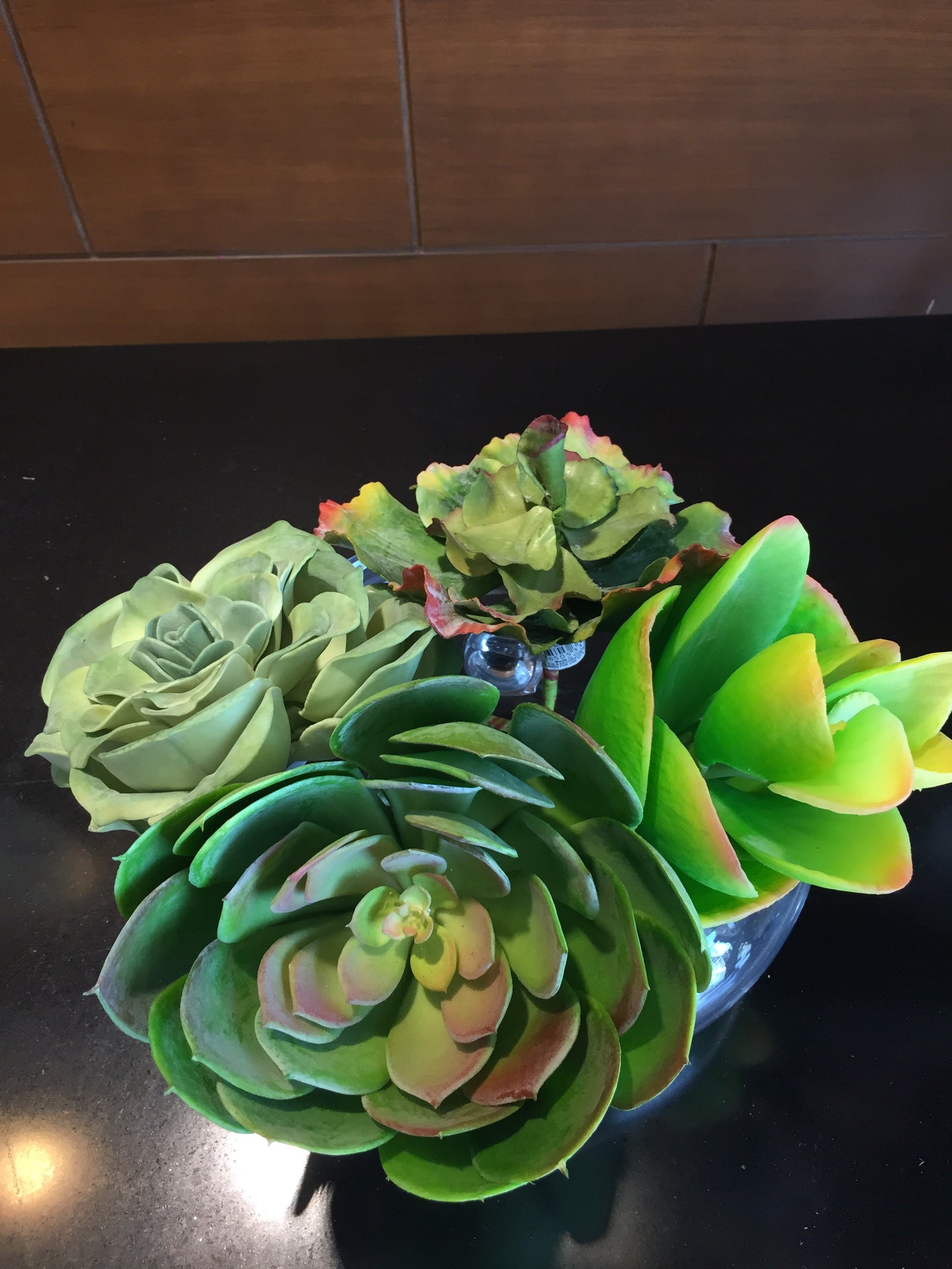Planta artificial Suculenta (varios tipos y colores disponibles)