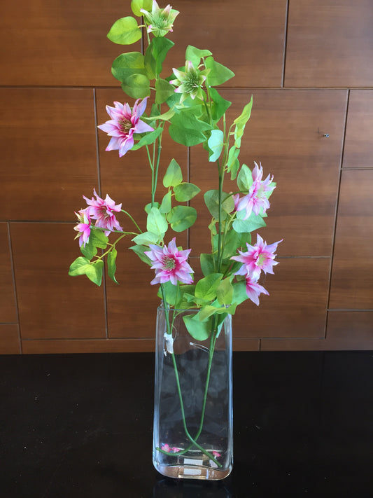 Flor artificial tipo Clematis ( por pieza)