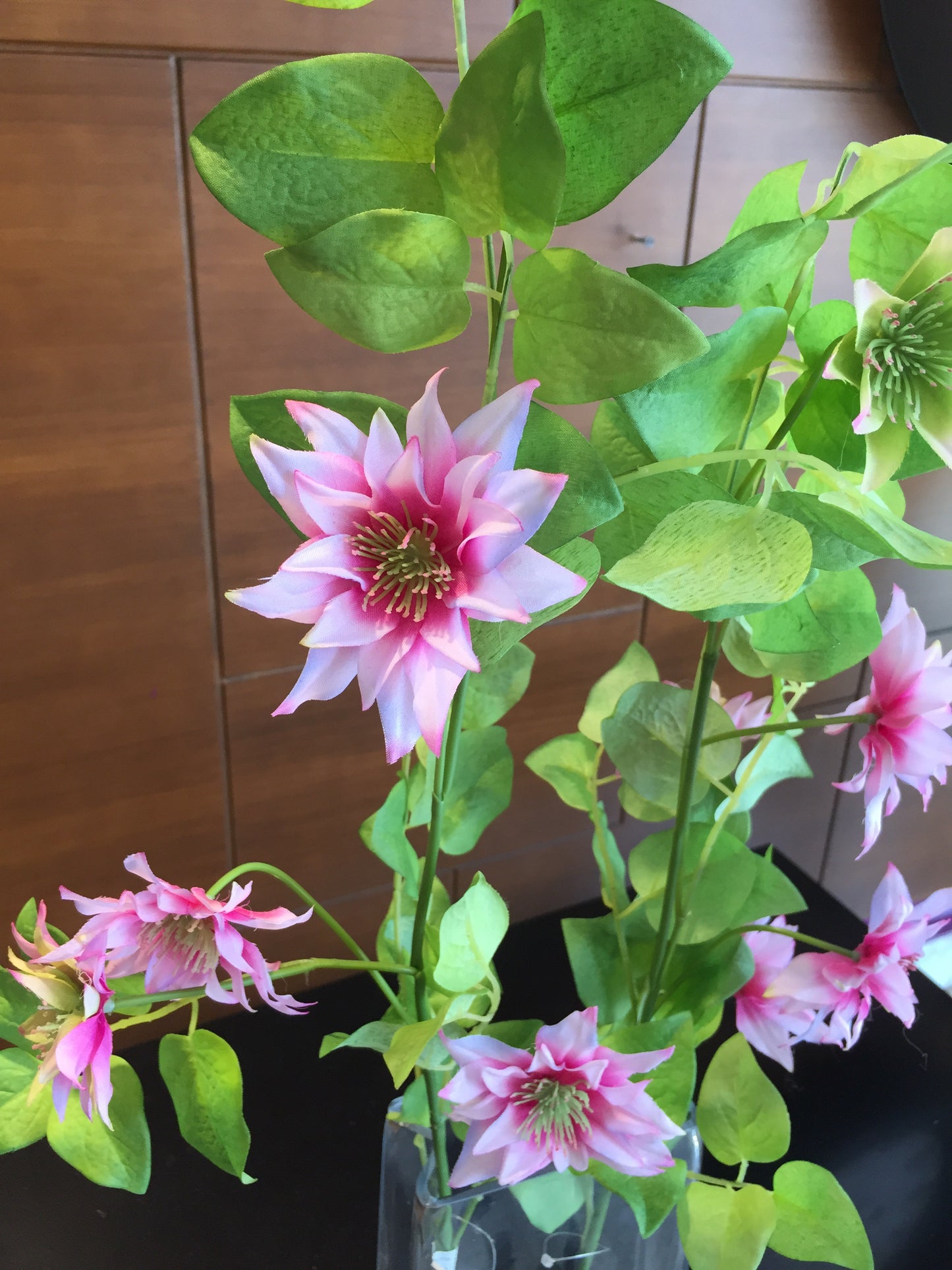 Flor artificial tipo Clematis ( por pieza)