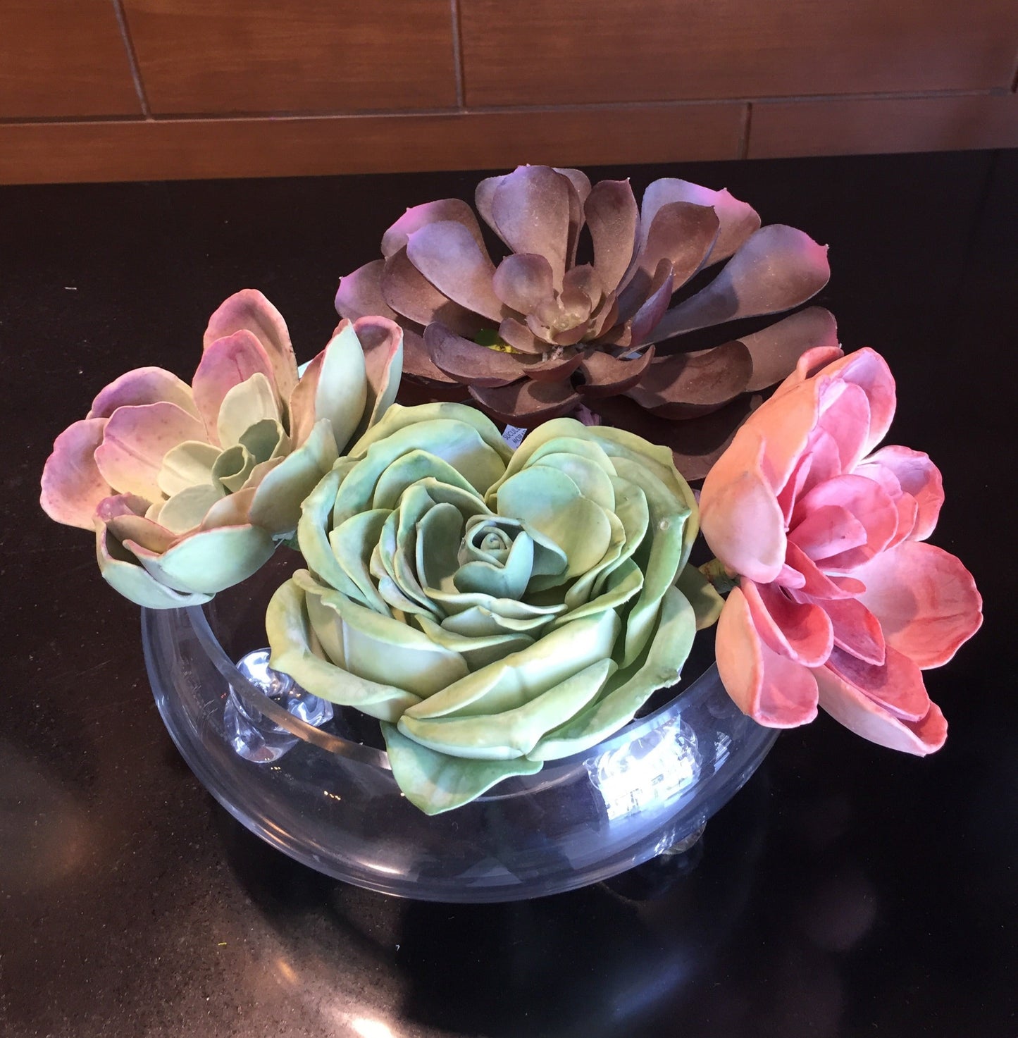 Planta artificial Suculenta (varios tipos y colores disponibles)